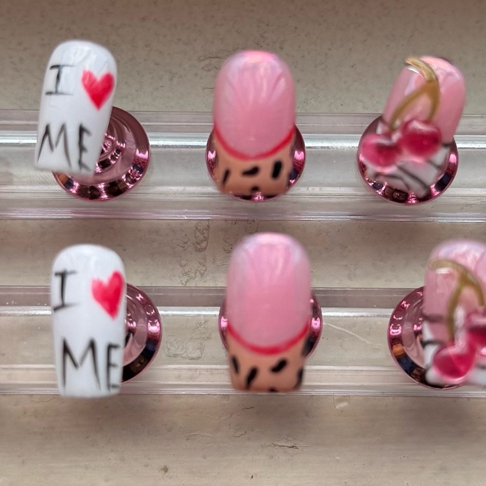 Hand-Painted Custom Press-On Nail Set